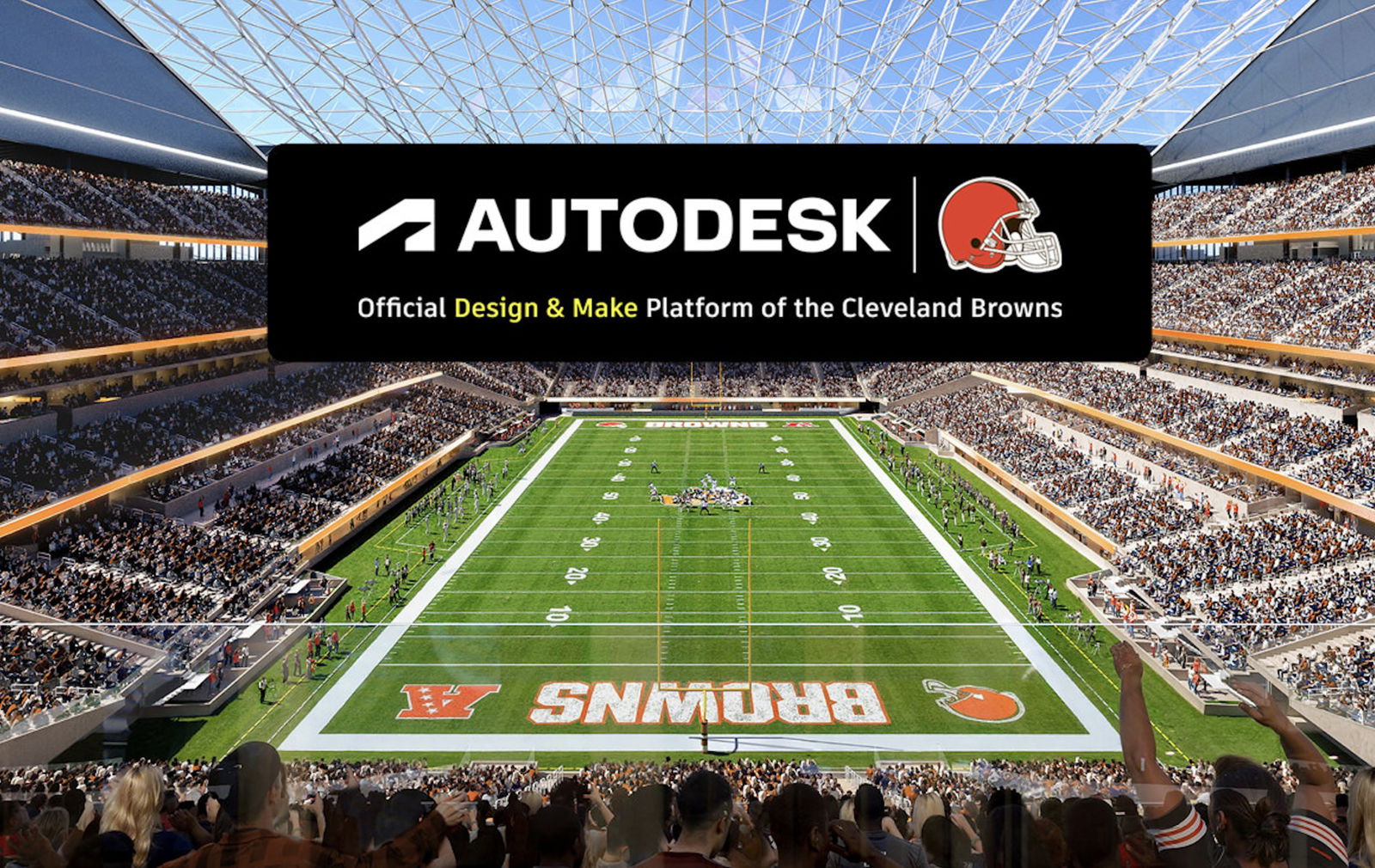Autodesk is the Official Design and Make Platform for the Cleveland Browns